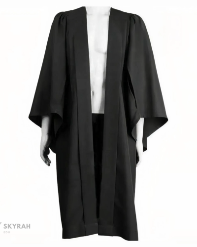 Non - Fluted Bachelors/Masters Multicolour Gown and Caps